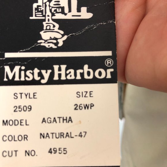 NEW - Misty Harbor Original "Agatha" Button Front Trench Coat Minimalist Classic - Picture 14 of 17